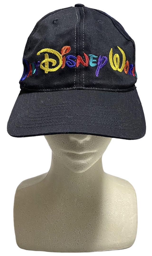 ヴィンテージ Disney ロゴ 刺繍 レトロ キャップ 帽子