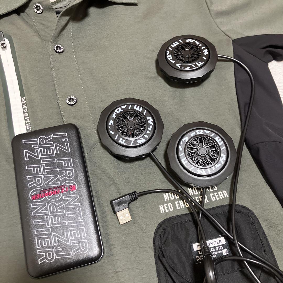 アイズフロンティア　半袖ポロシャツ＋ペルチェデバイスセット