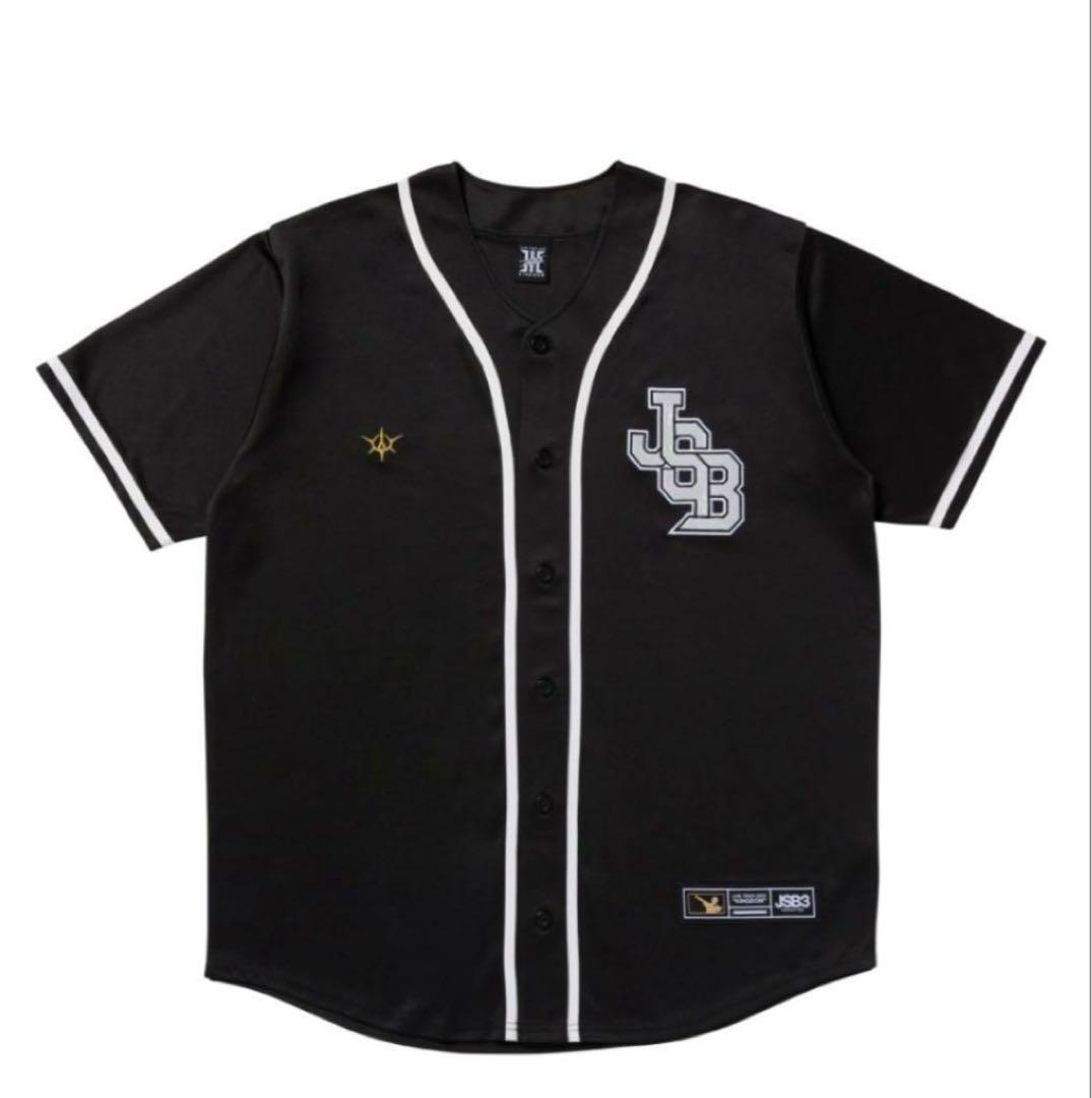 三代目KINGDOM ベースボールシャツ　BLACK 黒