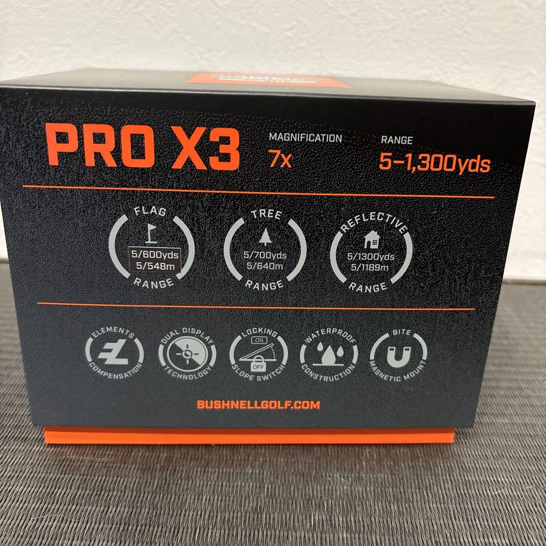 【新品　未使用】Bushnell PRO X3 ゴルフ用距離計