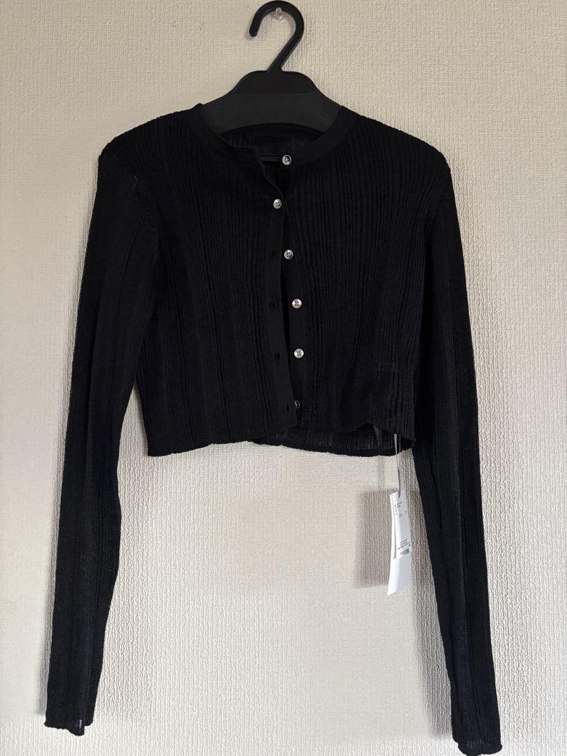 新品 snidel ランダムリブシアーカーディガン