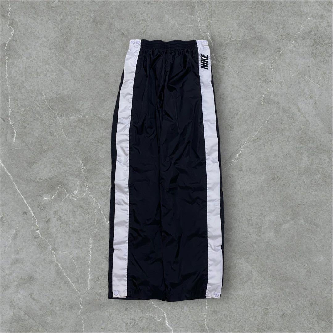 90s NIKE nylon wide pants teck y2k 白タグ