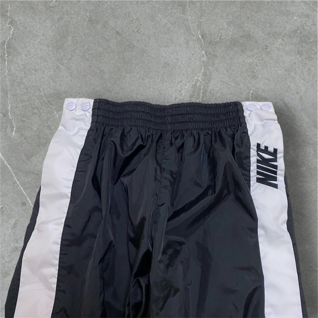 90s NIKE nylon wide pants teck y2k 白タグ