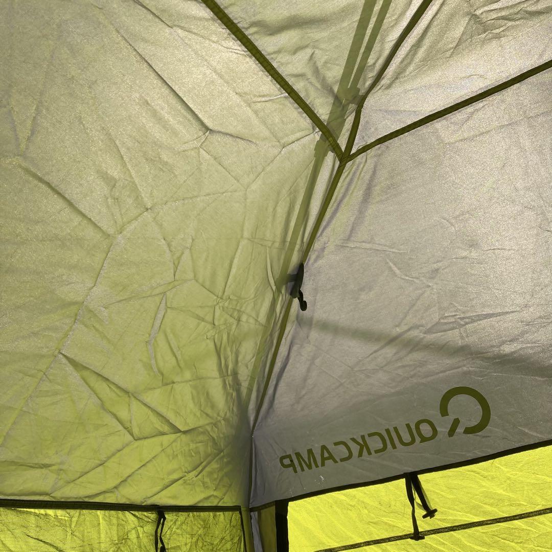 【良品】QuickCamp ワンタッチ スクリーンタープ 3m QC-ST300