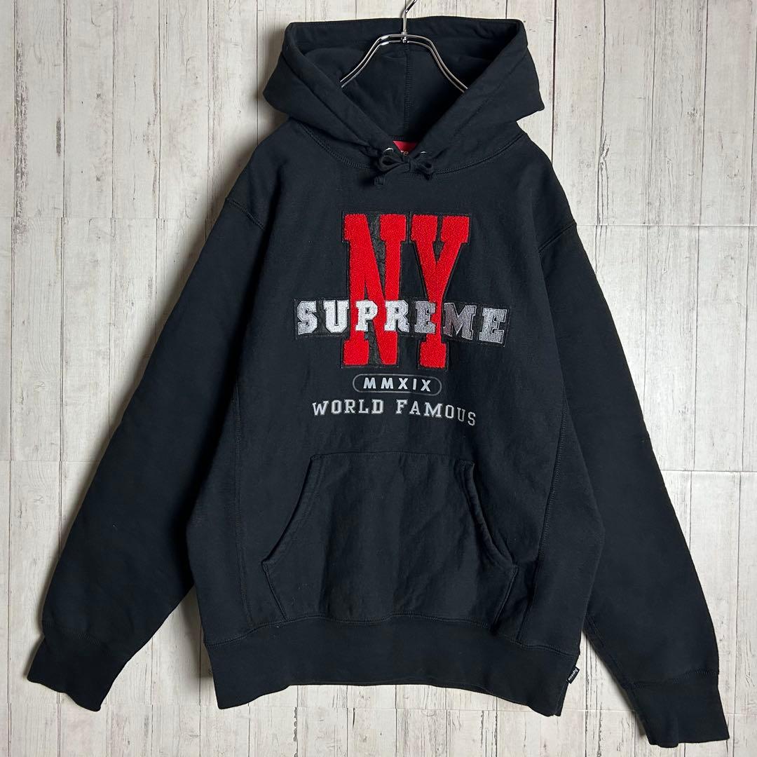 即完売モデル・希少】シュプリーム パイルロゴ パーカー 人気カラー 即完売モデル・希少】シュプリーム パイルロゴ パーカー 人気カラー