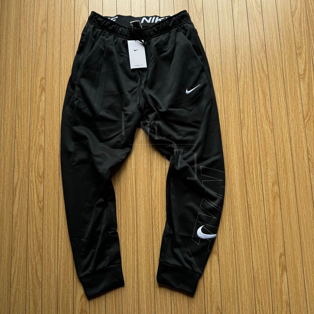 ロンT SWOOSH NIKE スウッシュ ブラック ホワイト ジョガーパンツL
