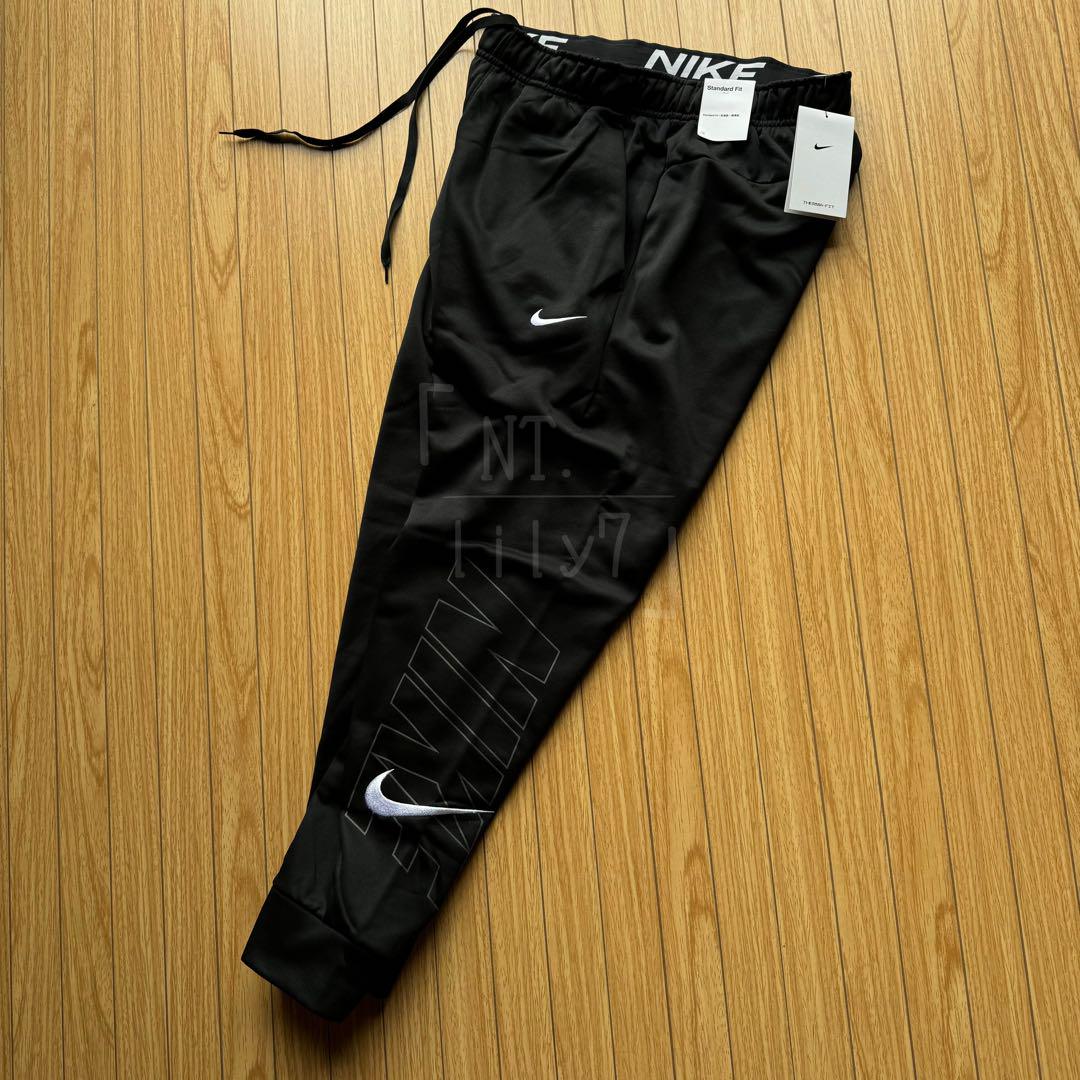 ロンT SWOOSH NIKE スウッシュ ブラック ホワイト ジョガーパンツL