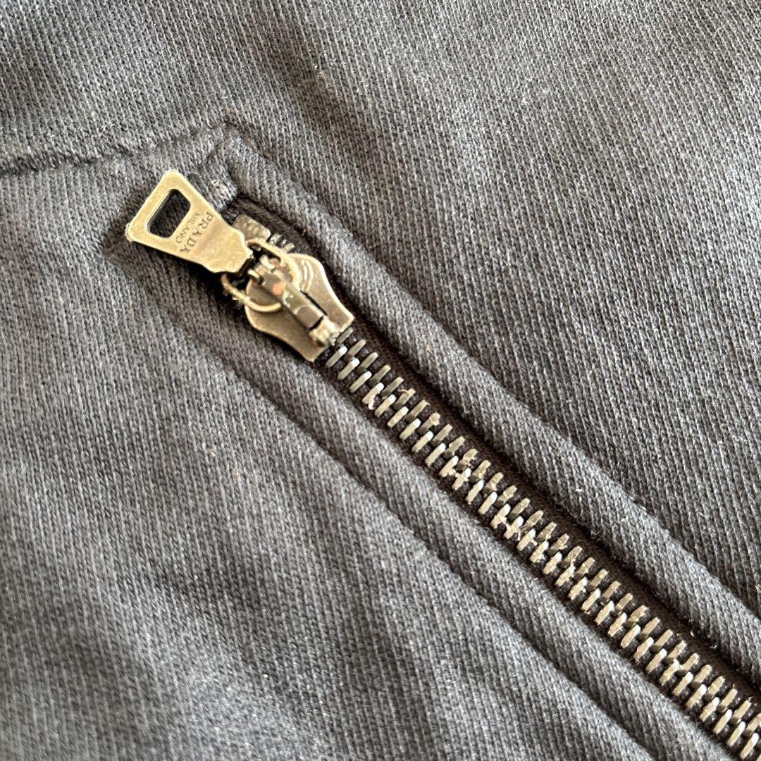 Prada ジップアップ パーカー | ブラック | FARFETCH JP