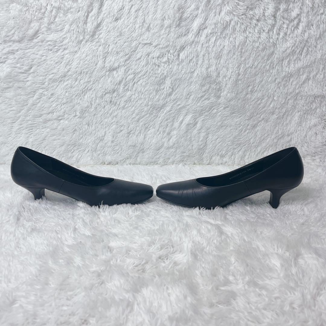 【極美品】ワコール サクセスウォーク 5cmヒールパンプス 24cm 黒 3E