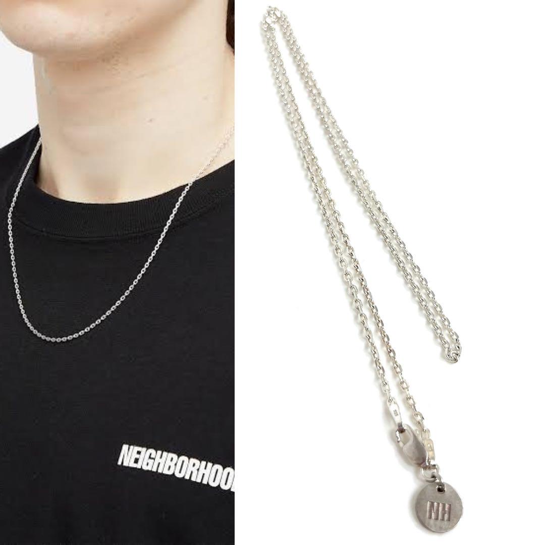 [NEIGHBORHOOD] ネイバーフッド ネックレス Necklace NEIGHBORHOOD ネイバーフッド 24SS SILVER NBHD LOGO NECKLACE