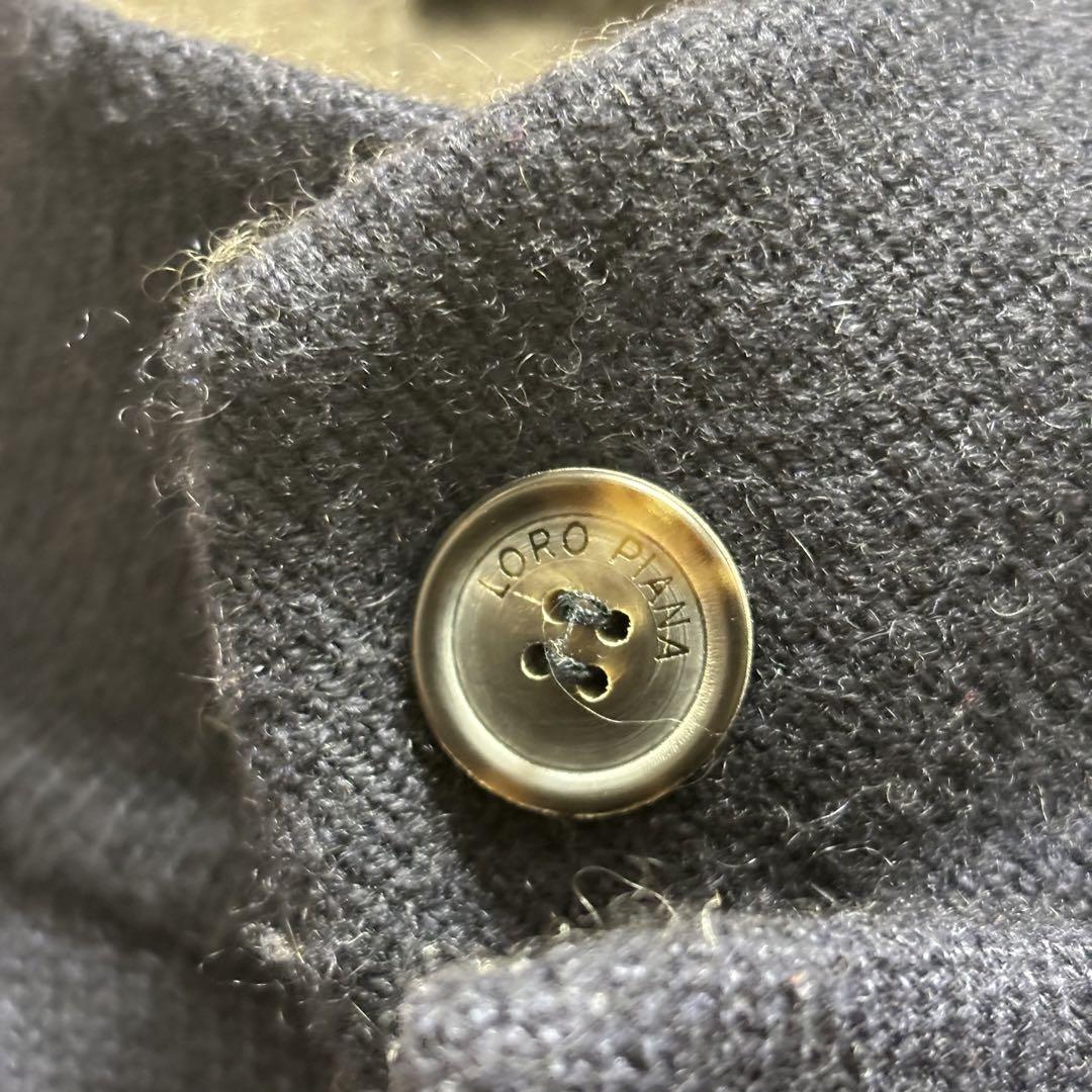極美品　Loro Piana ネイビー ジャケット　カシミヤ100% Finjack（フィンジャック）Loro Piana シルクカシミヤ ネイビー