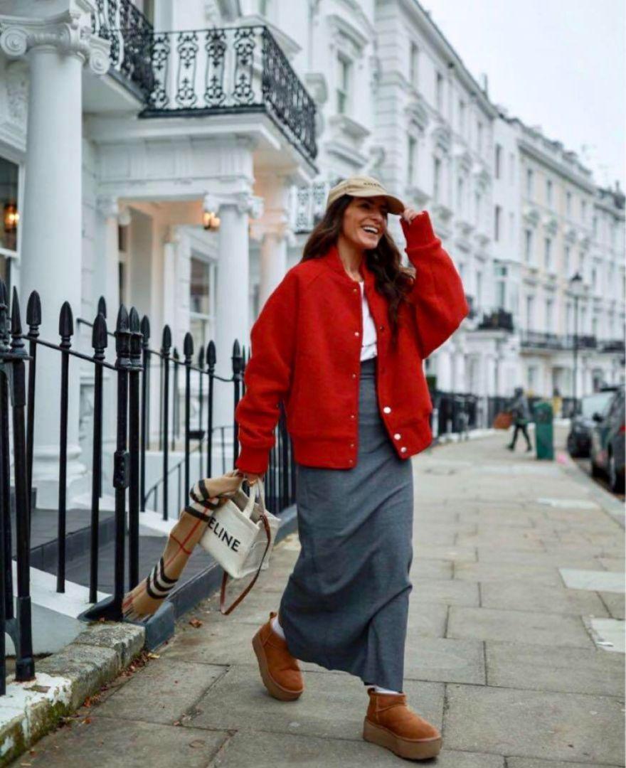 ZARA ZW COLLECTION ミディペンシルスカート Lサイズ グレ
