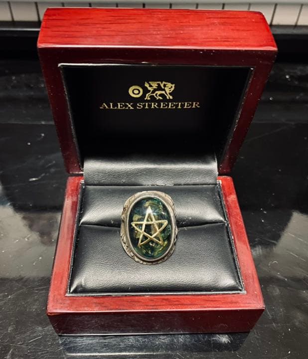 アレックスストリーター エンジェルハートリング クラック ブルー #13