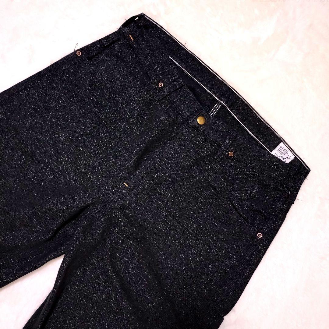 極美品✨️ オアスロウ ブラック ペインターデニム ジッパーフライ size 2