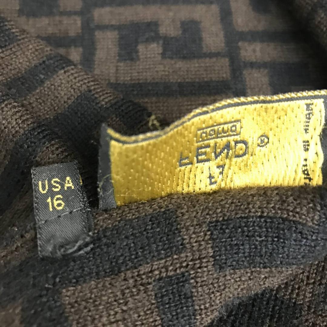 売れ筋ランキングも フェンディ ストール マフラー ロング UOMO】ズッカ柄 FENDI 小物