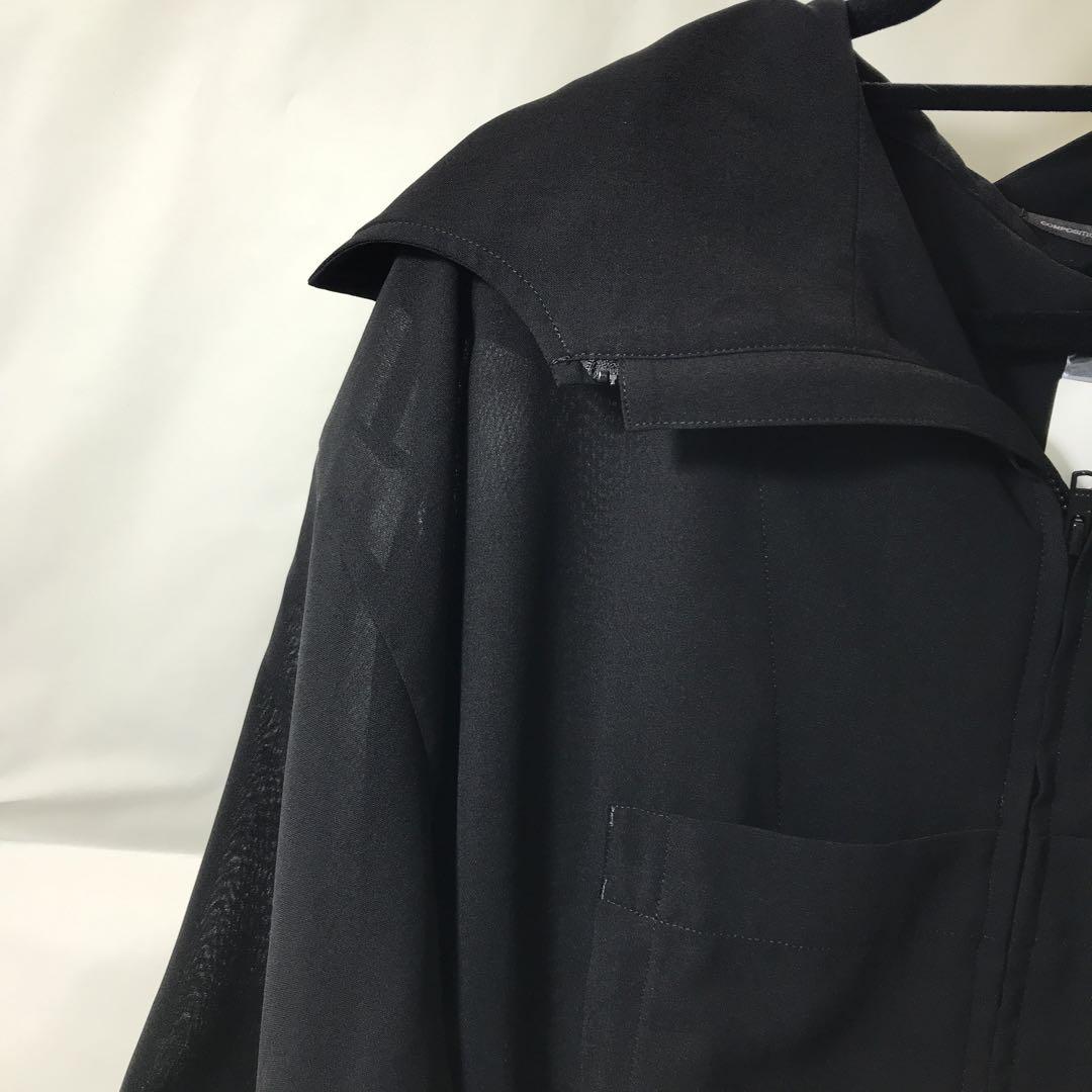 未使用 Y´s ワイズ 21ss ANORAK COAT ロングコート 薄手 黒