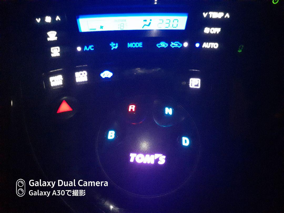 ZVW30 プリウス30前期 エアコンパネル高輝度led打ち替え完成品 ホワイト