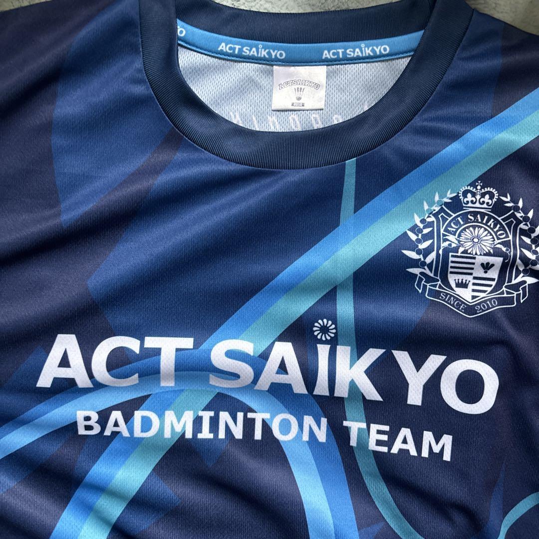 弘*史様 ACT SAIKYO バドミントンチーム 公式Tシャツ　選手プリントサ