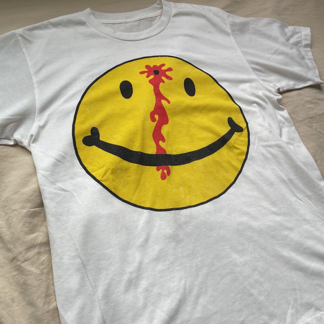 専用商品) 90s〜00s ぶち抜きスマイル Tシャツ