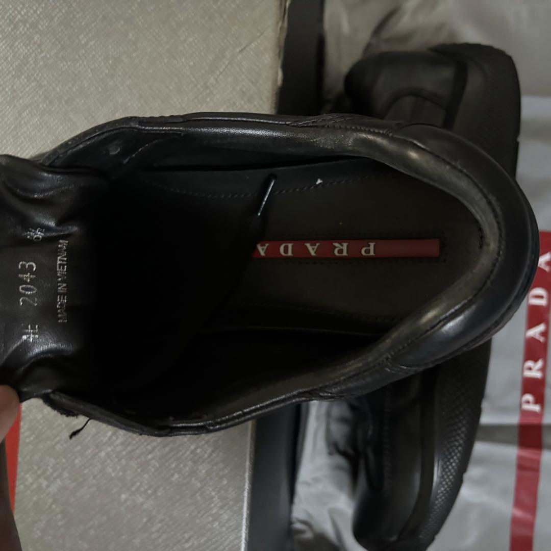 プラダ PRADA スポーツ4E2043 カーフレザー ブラック