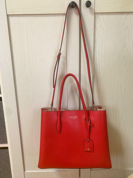 ケイトスペ kate spade new york ハンドバッグ 赤 hyQ7C-m91244680314 アレルギー