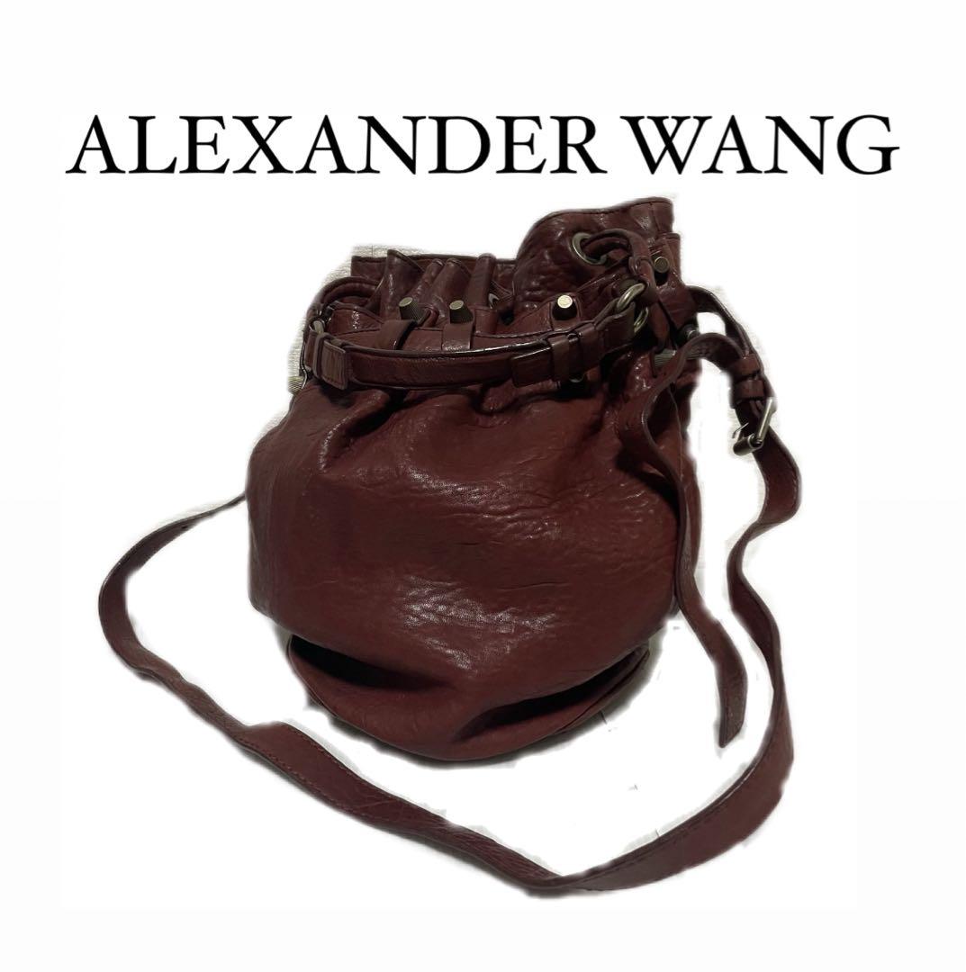 希少カラー ALEXANDERWANG ショルダーバック スタッズ 2wayゆーのバック