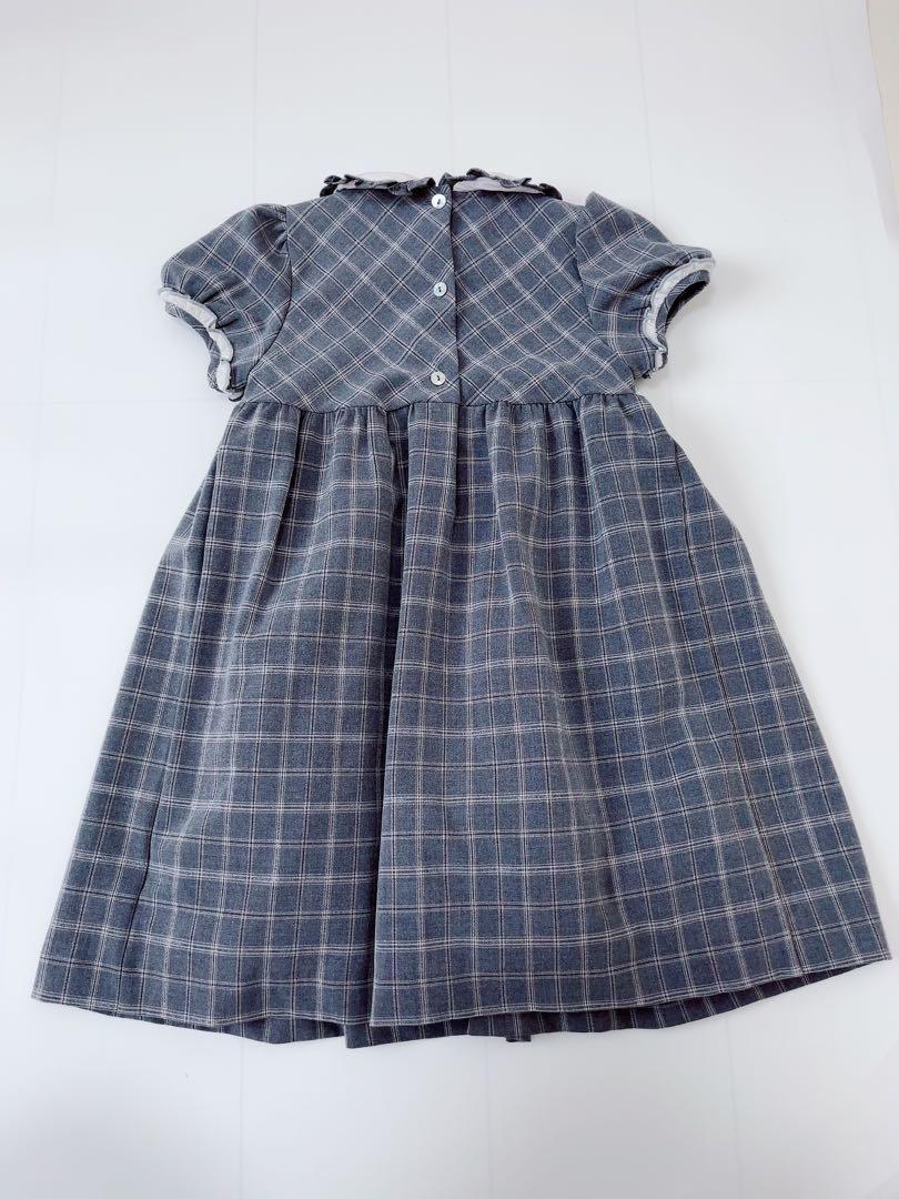 Malvid &Co❤️グリッターチェックスモッキングドレス　ワンピース