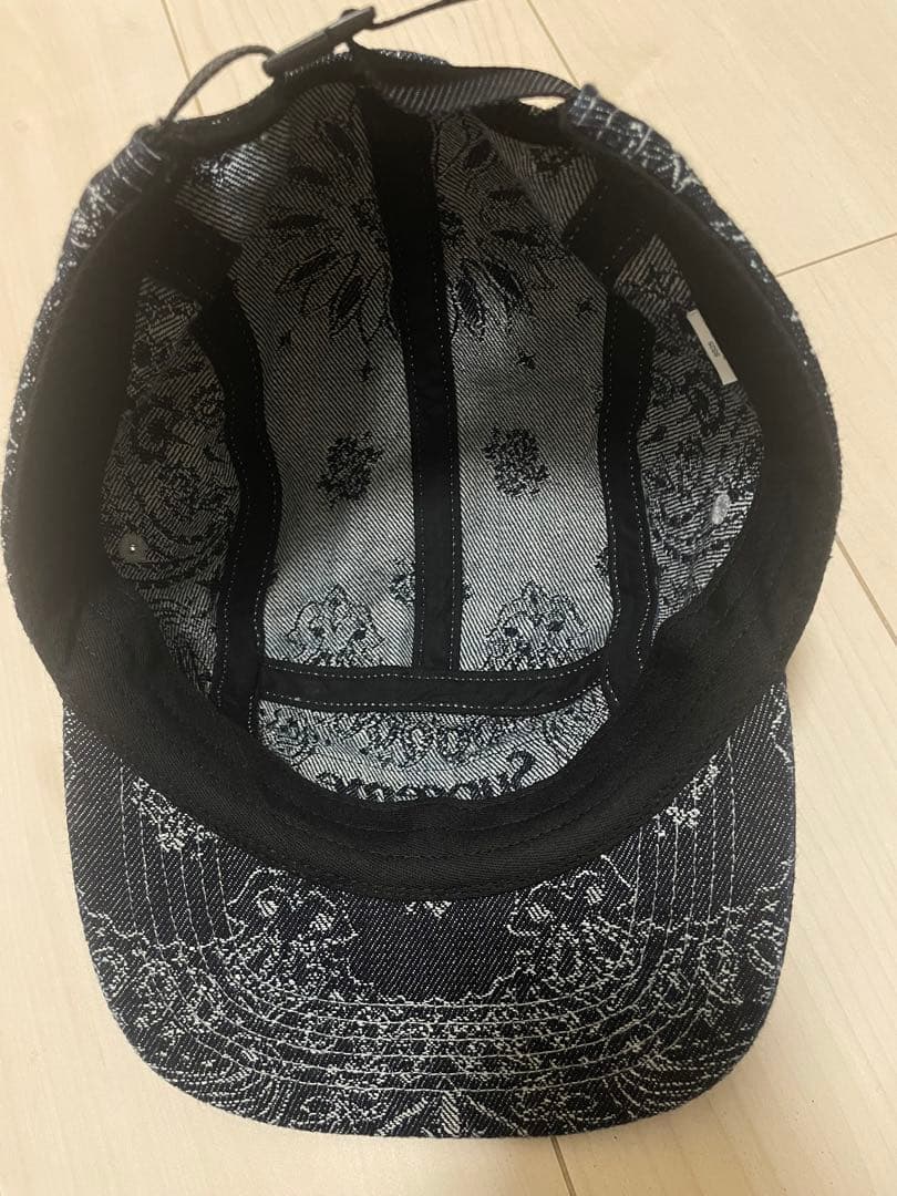 Supreme Bandana Jacquard Denim Camp Cap