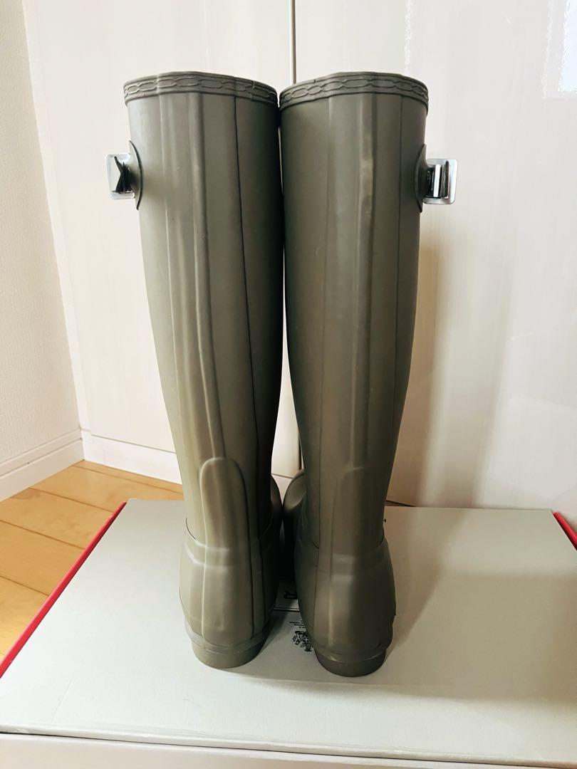 HUNTER レインブーツ オリーブ
