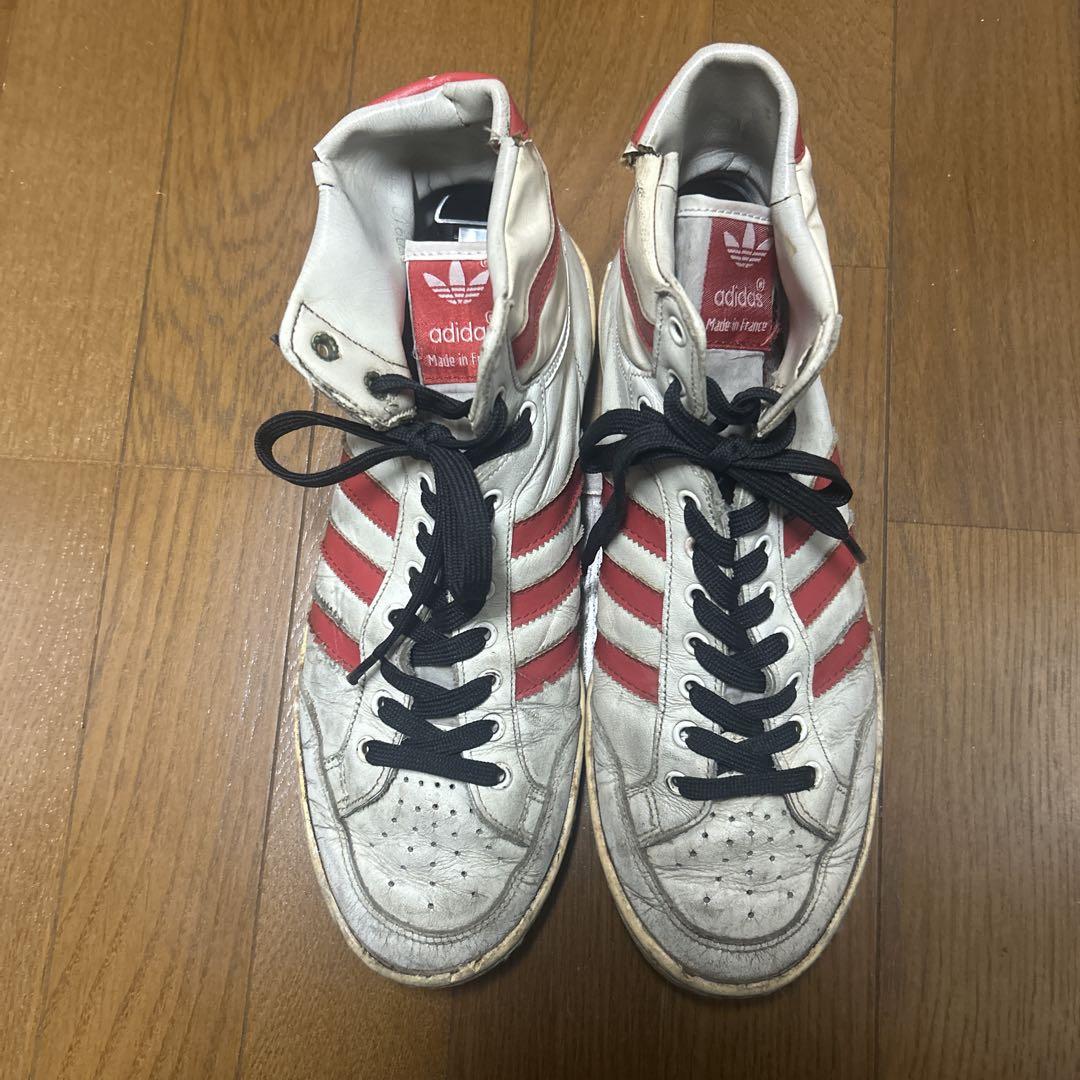 80s adidas TOURNEY HIアディダス バスケットフランス製