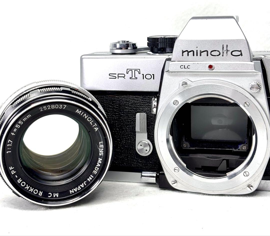 【完動美品】ミノルタフィルムカメラSRT101&55mm f1.7 405422