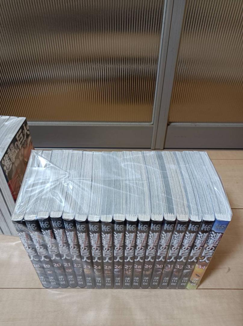 超美品 即納 初版 進撃の巨人 全巻 全巻セット 送料無料 フィルムコミック