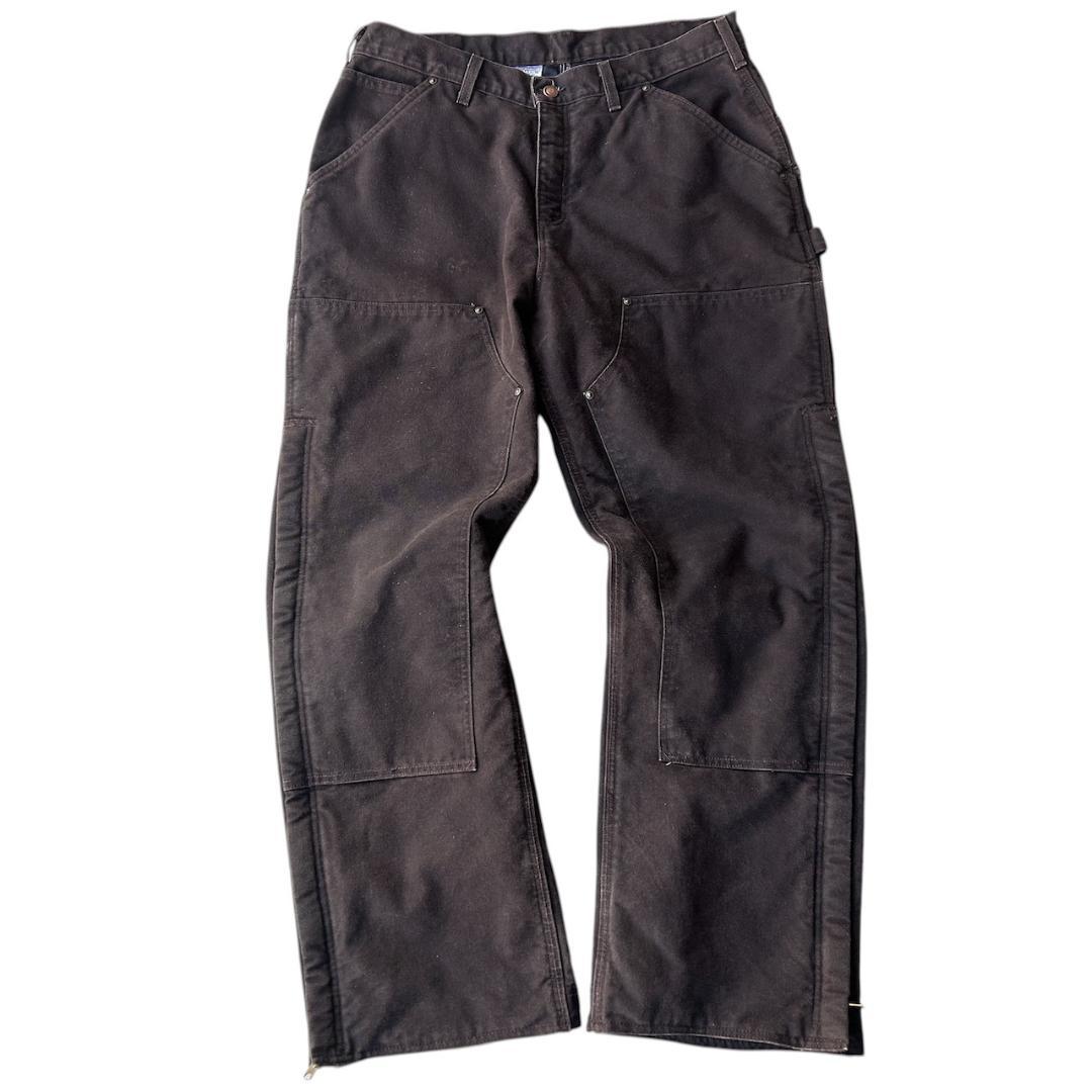 カーハート　ダークブラウン ワークパンツ ダブルニー タグ付 Carhartt WIP ダブルニー ショート パンツ ハーフ