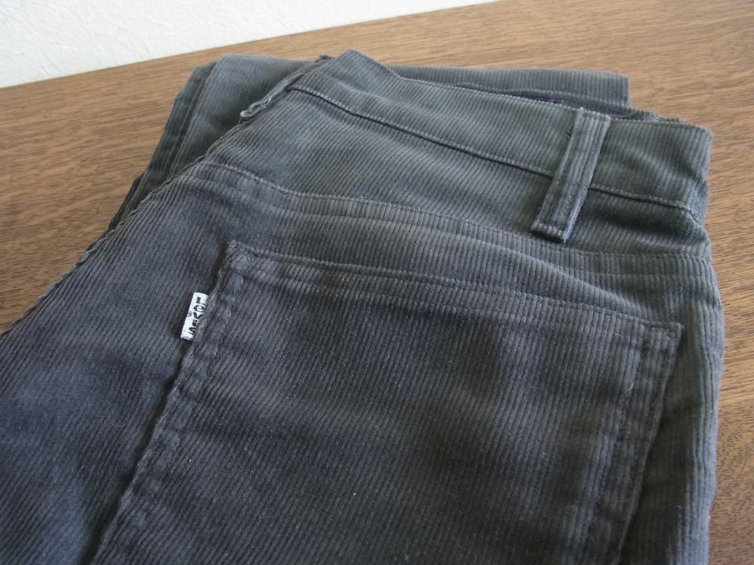 80s Levis 519 コーデュロイパンツ 濃灰 W30 awardsandwinners.com