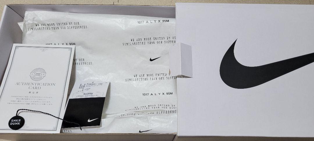 【新品】1017 ALYX 9SM × NIKE AF1 ホワイト nrcg.lt