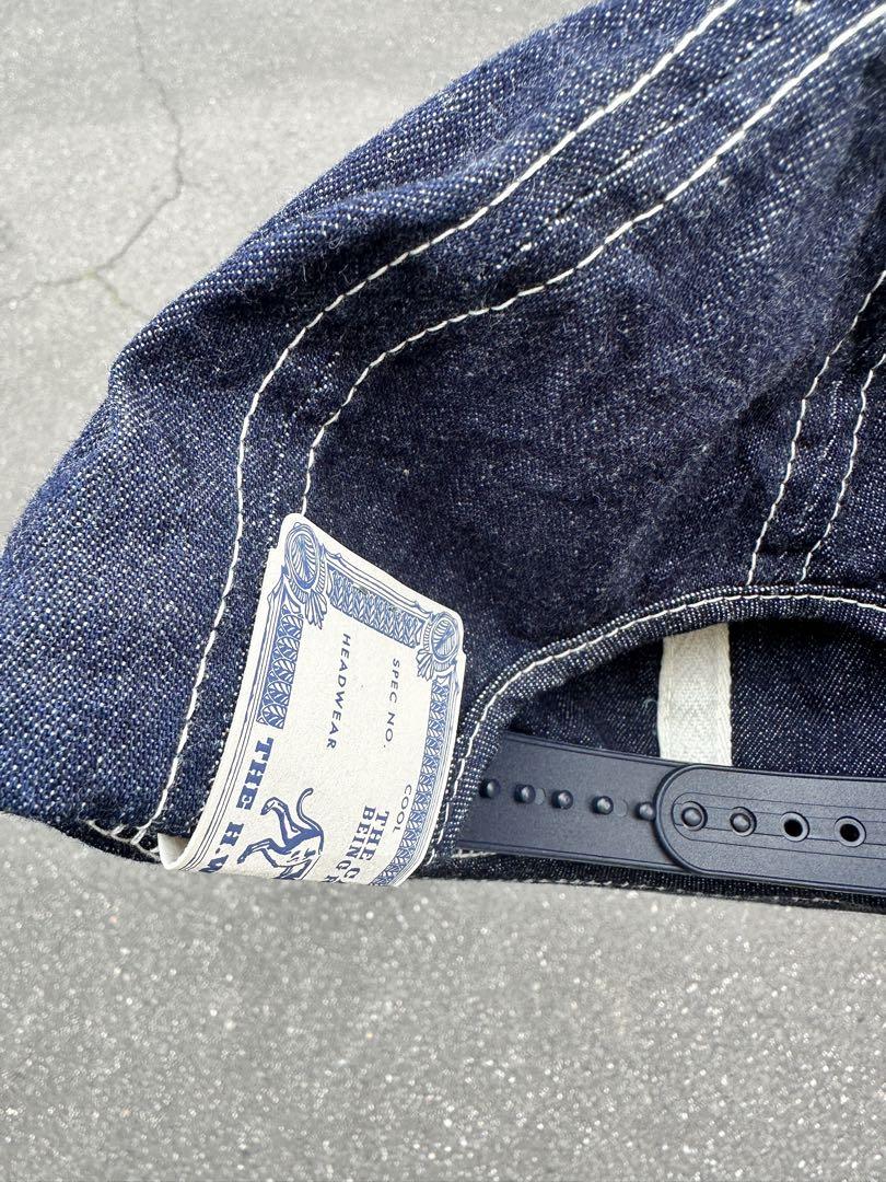 HW dog &co ドッグ　トラッカーキャップ　デニム　新品　サイズ38