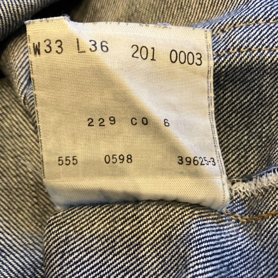 希少！　98年製 Levi's 201XX BIG E 555