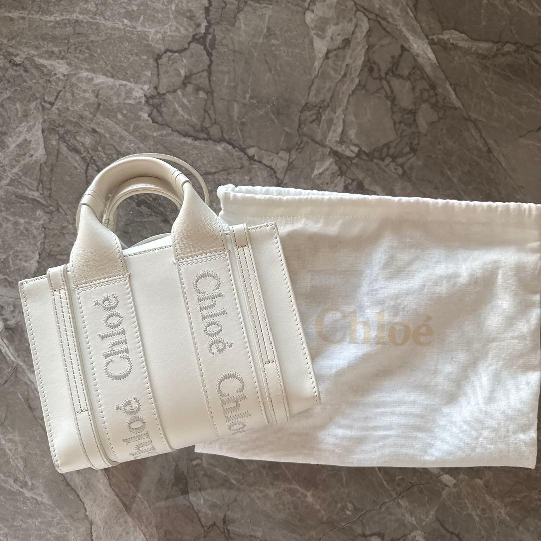 Chloéウッディ　ミニ　袋付き