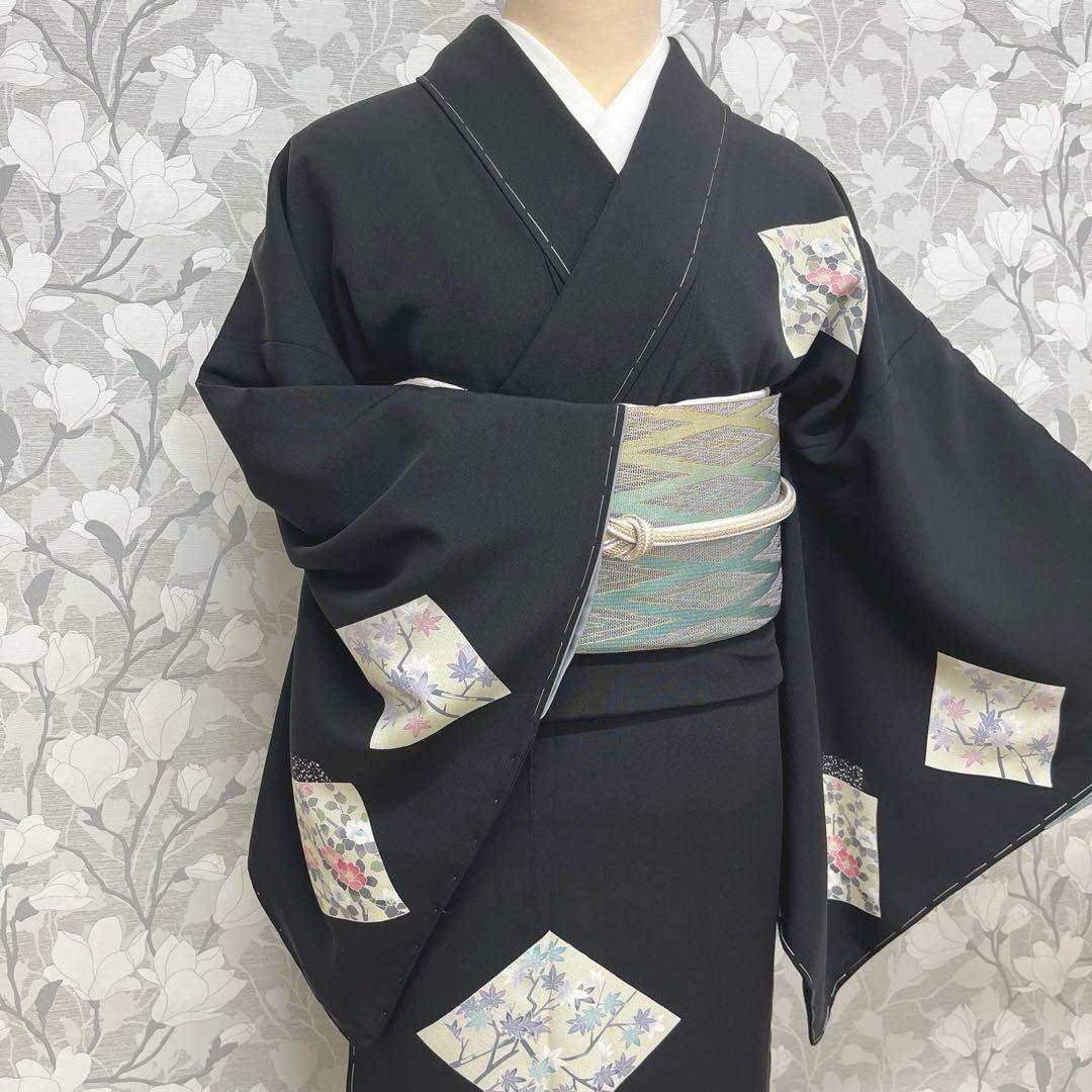 正絹 付けさげ 十日町友禅作家 阿部佳雪(未使用品)