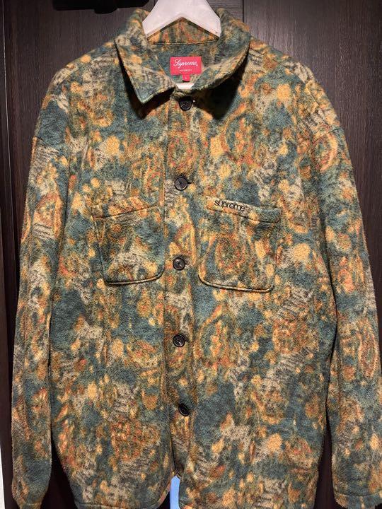 【新作からSALEアイテム等お得な商品満載】
 Supreme Paisley L Shirt,tan Fleece シャツ