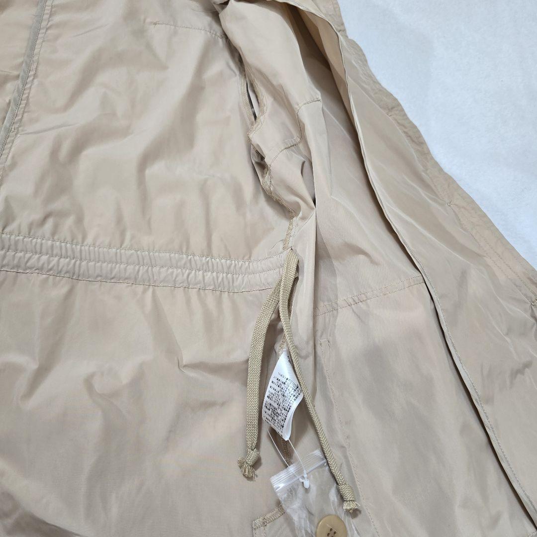 【美品】ドゥクラッセ　ドロストジャケット　比翼仕立て　スタンドカラー　ベージュ