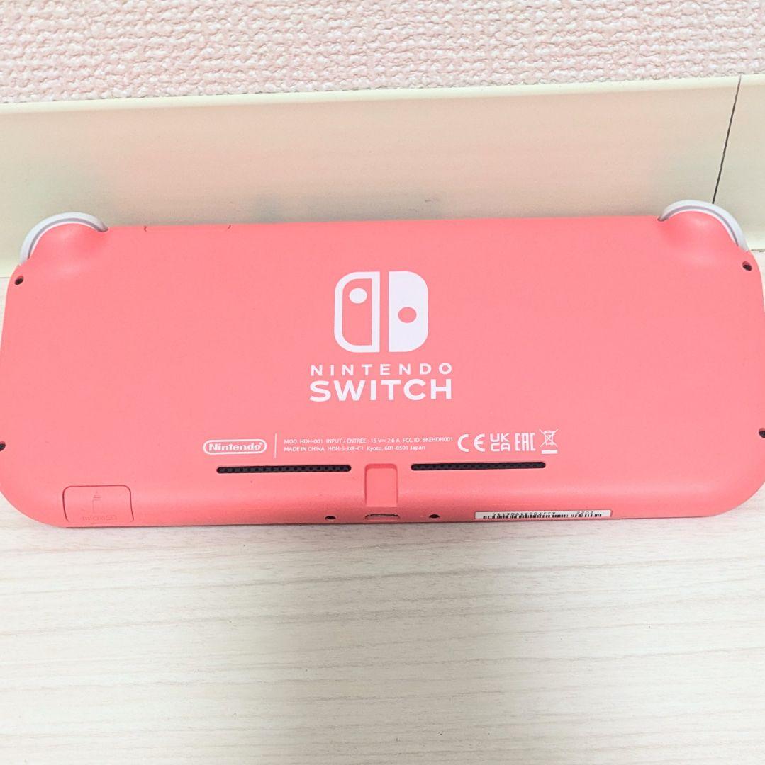 switch lite コーラルピンク 純正ACアダプター無し テレビゲーム