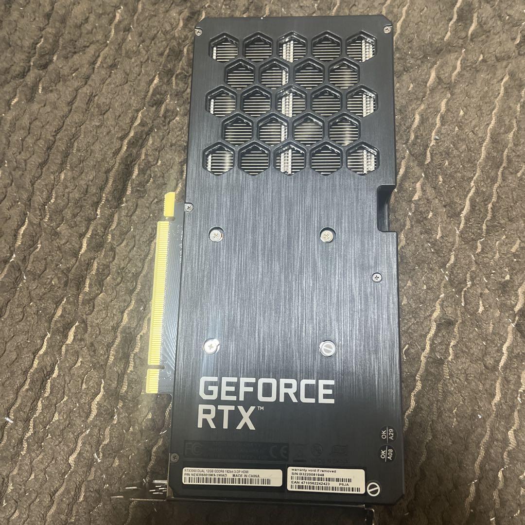 NVIDIA GeForce RTX 3060 12GB GDDR6 (元箱無)