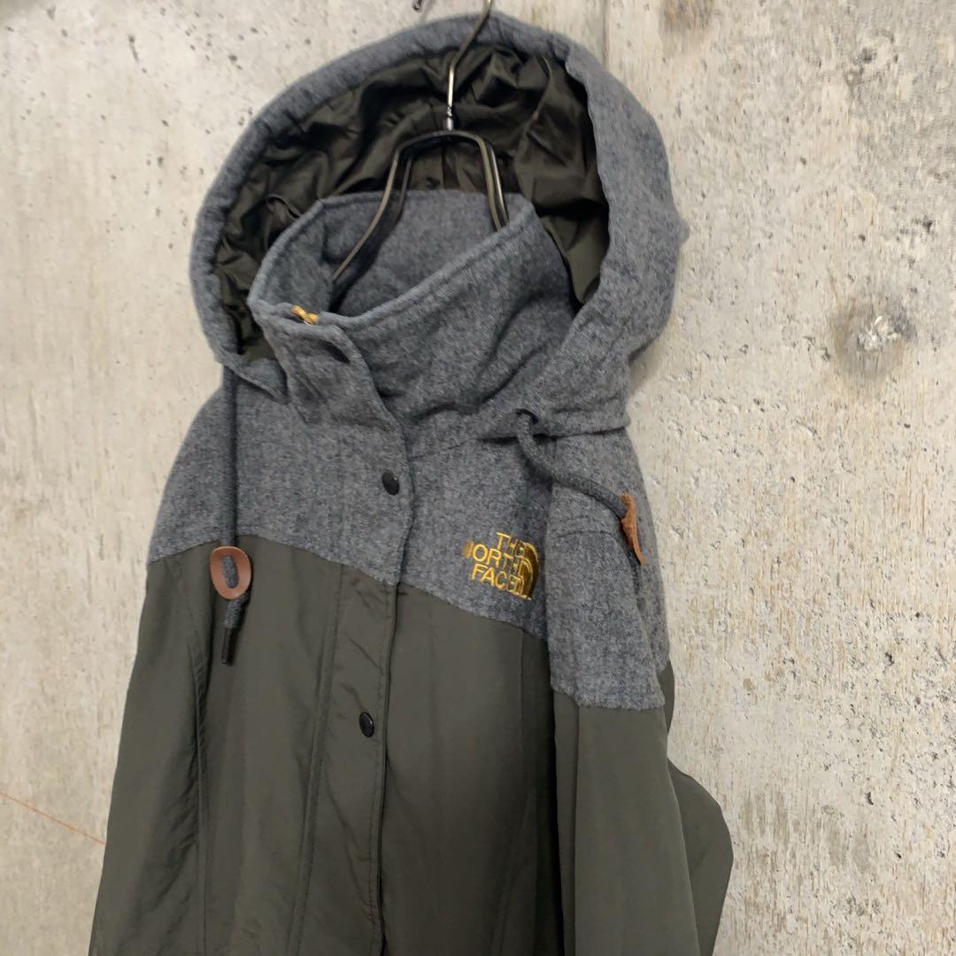 新作グッ新作グッノースフェイス マウンテンパーカー カーキグレー