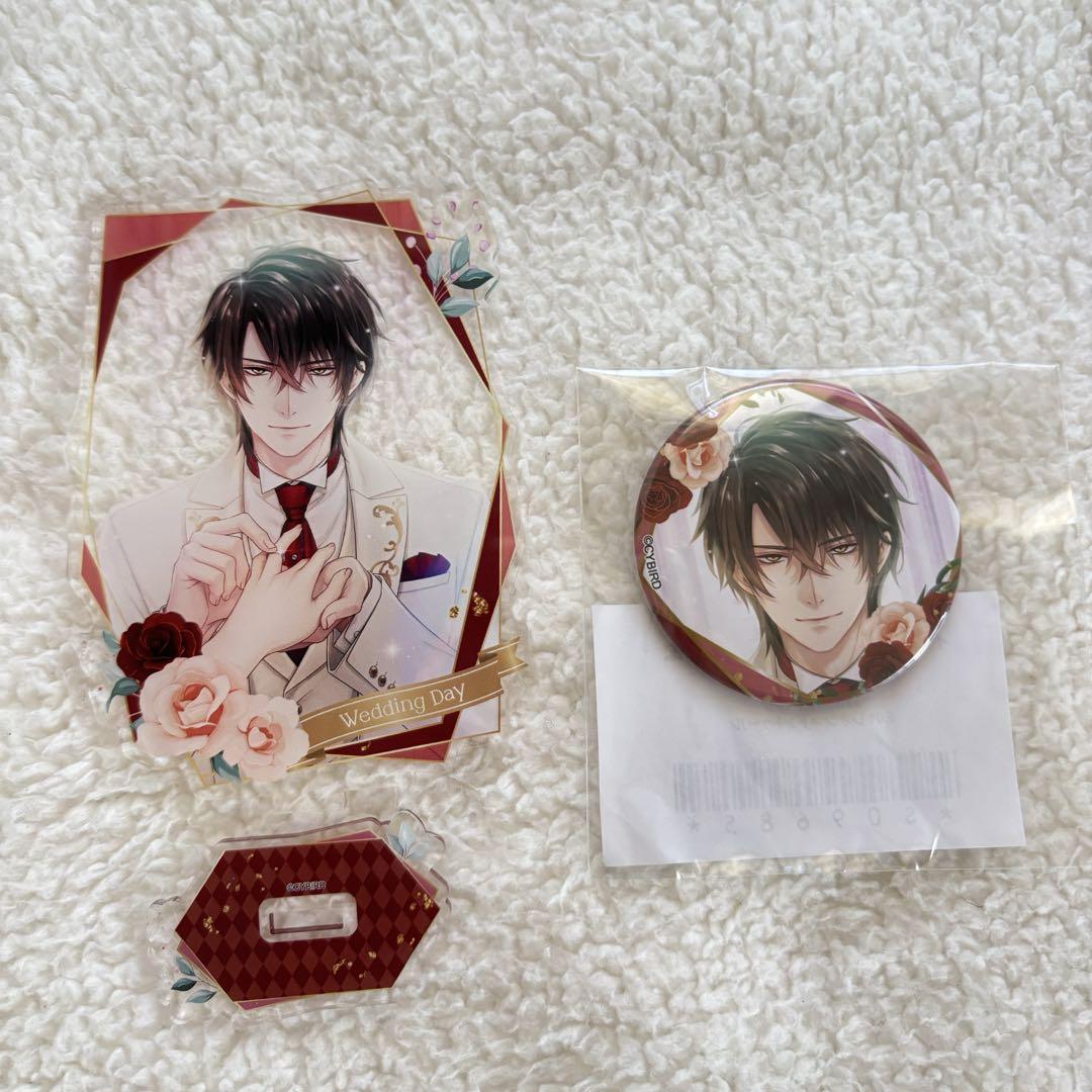 イケメン王子 イケプリ レオン ちゃれくじ wedding 缶バッジセット イケメン王子 ちゃれくじ wedding レオン アクスタ・缶バッジ
