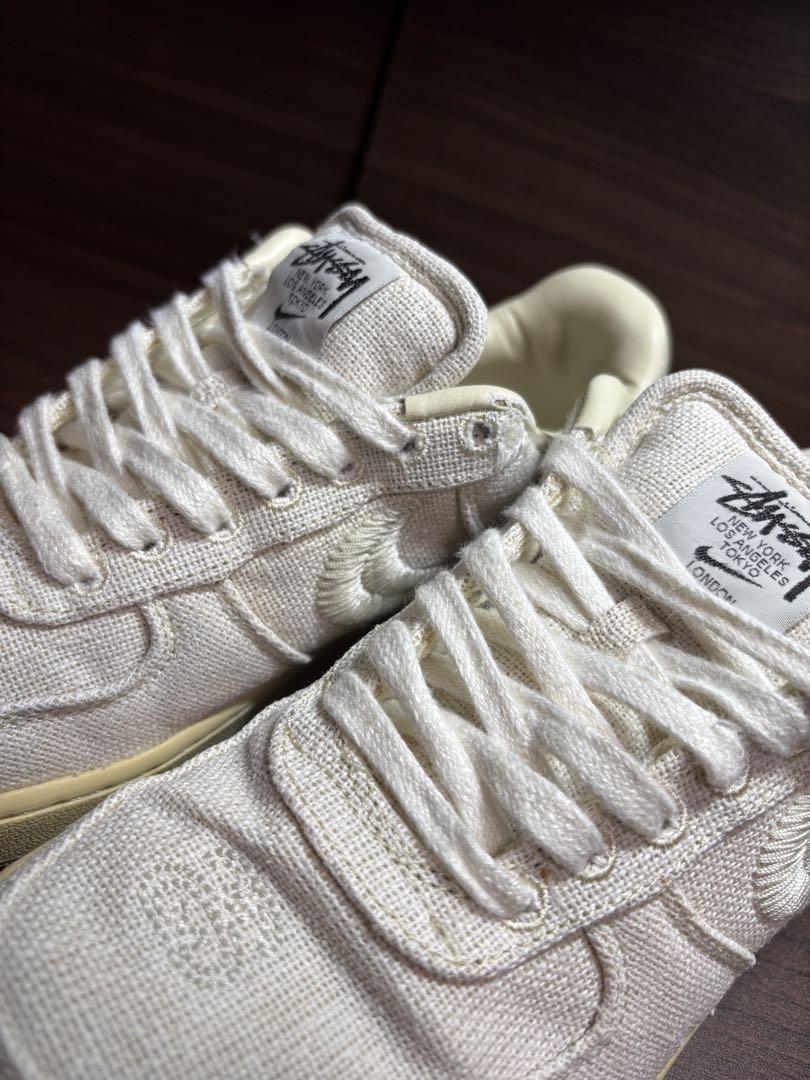 ステューシー × ナイキ エアフォース1 ロー 　中古品　size25.5㎝