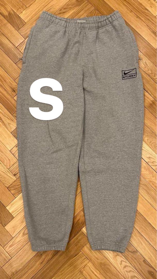 カラーグレーnike × Stussy  コラボ　スウェットパンツ