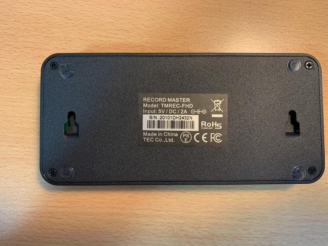 TEC HDMIレコーダー　TMREC-FHD 欠品多