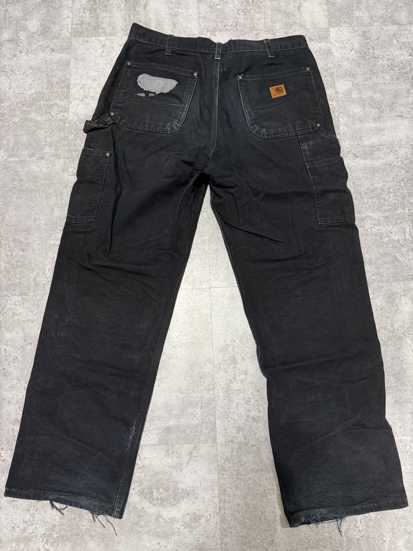 Carhartt ブラック　ダブルニー　32×30