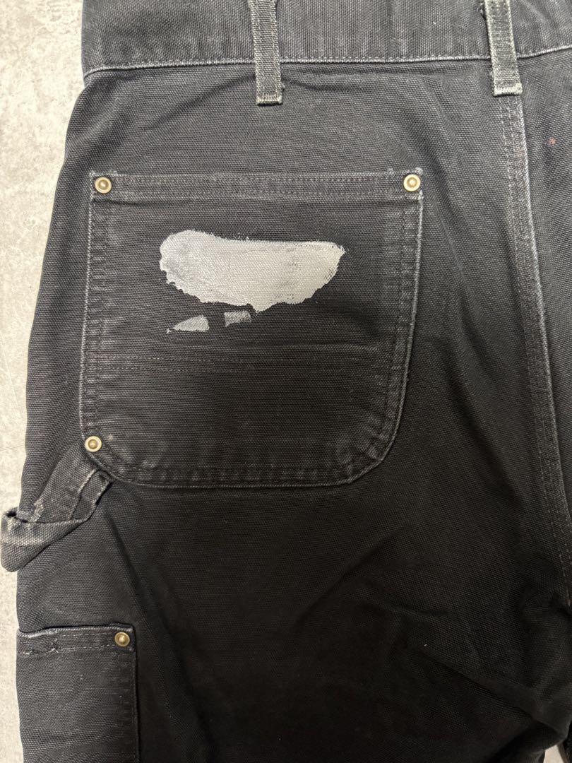 Carhartt ブラック　ダブルニー　32×30